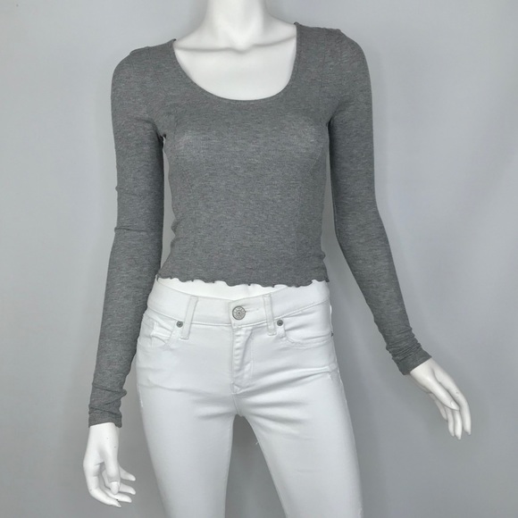 bp Tops - NEW {BP} Nordstrom Juniors Ruffled Hem Crop Top